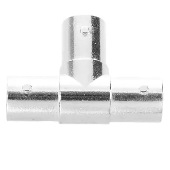 

Silver　Triple T　BNC F RF Coaxial Adapter Connector　3.2*2.1cm