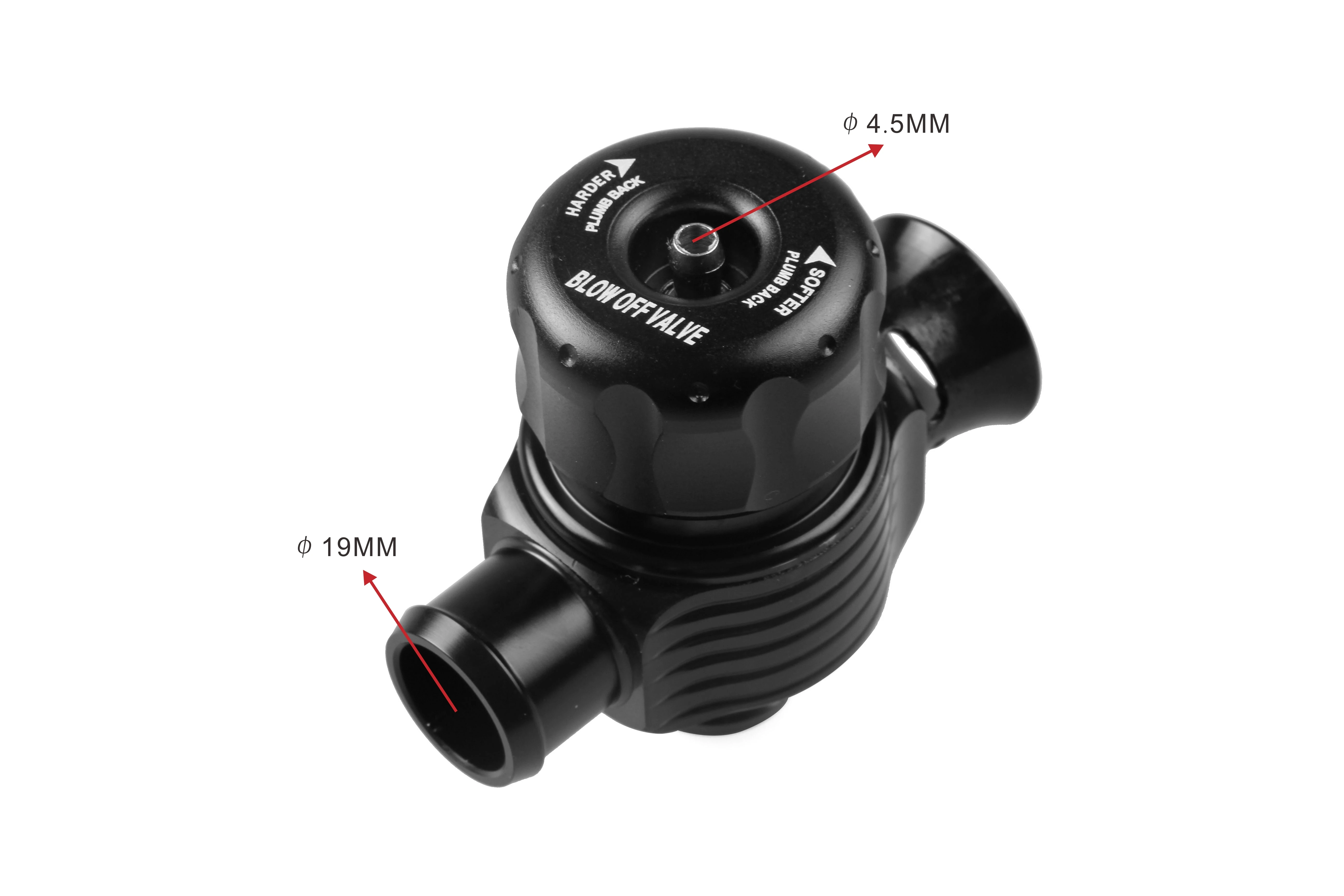 Турбо 25 мм Diverter Dump Bov предохранительный клапан двойной порт для VW Golf Polo Passat Audi A3 S3 A4