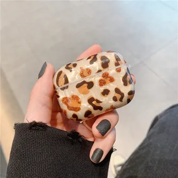 

Fashion Luxury Leopard print For Airpods Pro Case cute Bluetooth Earphone protective case For Air pods 2 Pro Charging Bag case