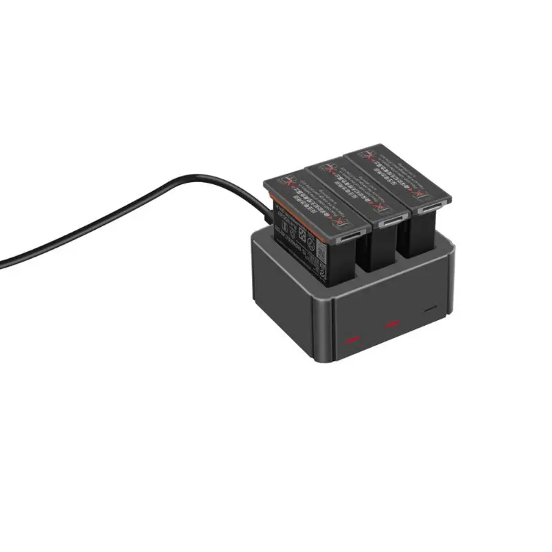 3 в 1 Смарт USB зарядное устройство type-c зарядный порт батарея зарядная коробка док-адаптер для DJI OSMO Action S порт s аксессуары для камеры