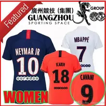 19 20 PSG женские футбольные майки домашние ICARDI MBAPPE DI MARIA VERRATTI THIRD SARABIA femmes футбольные футболки