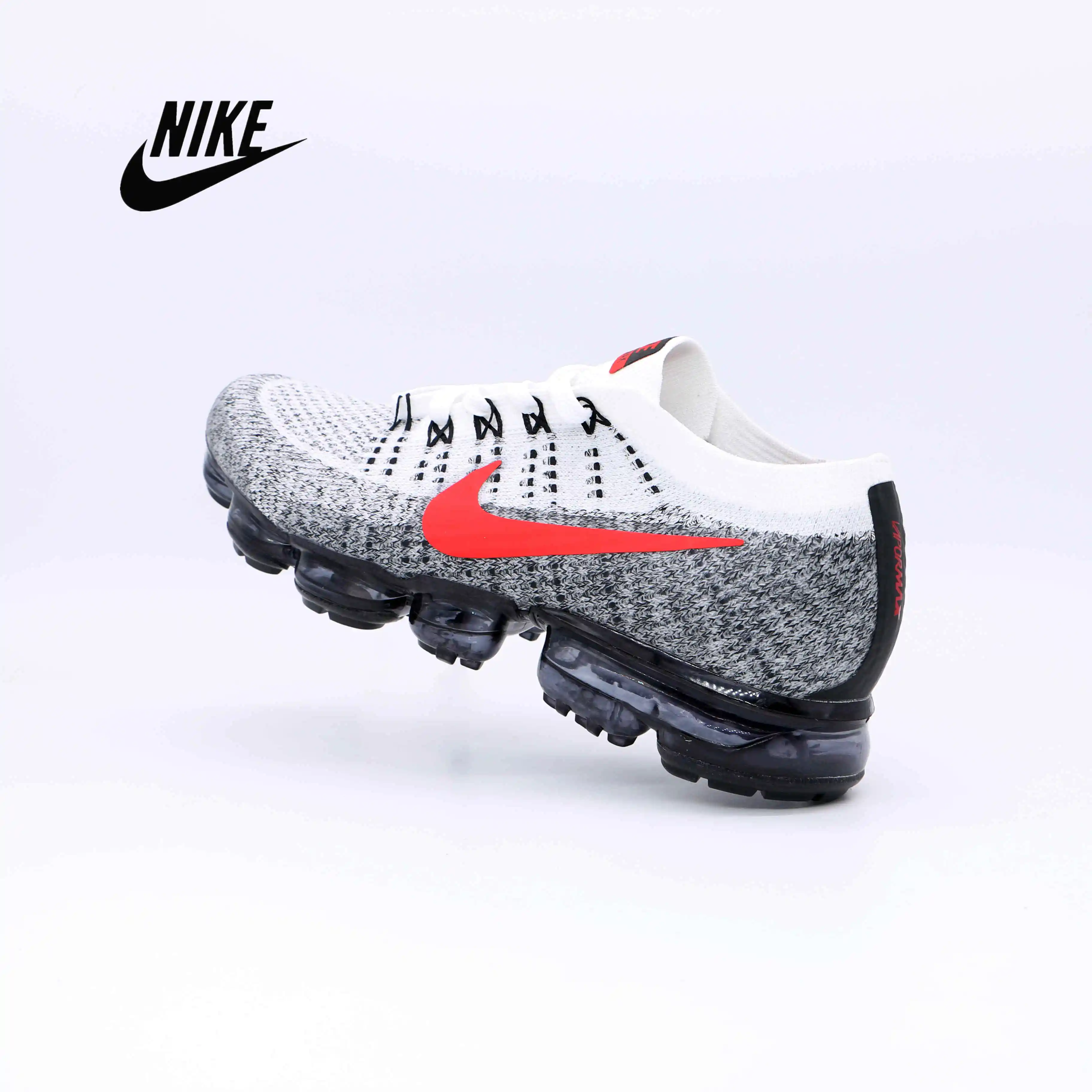 Nike-aire vapormax 2018 hombres de las mujeres zapatos de moda transpirable deportes aire libre zapatillas de deporte negro gris blanco _ - AliExpress Mobile