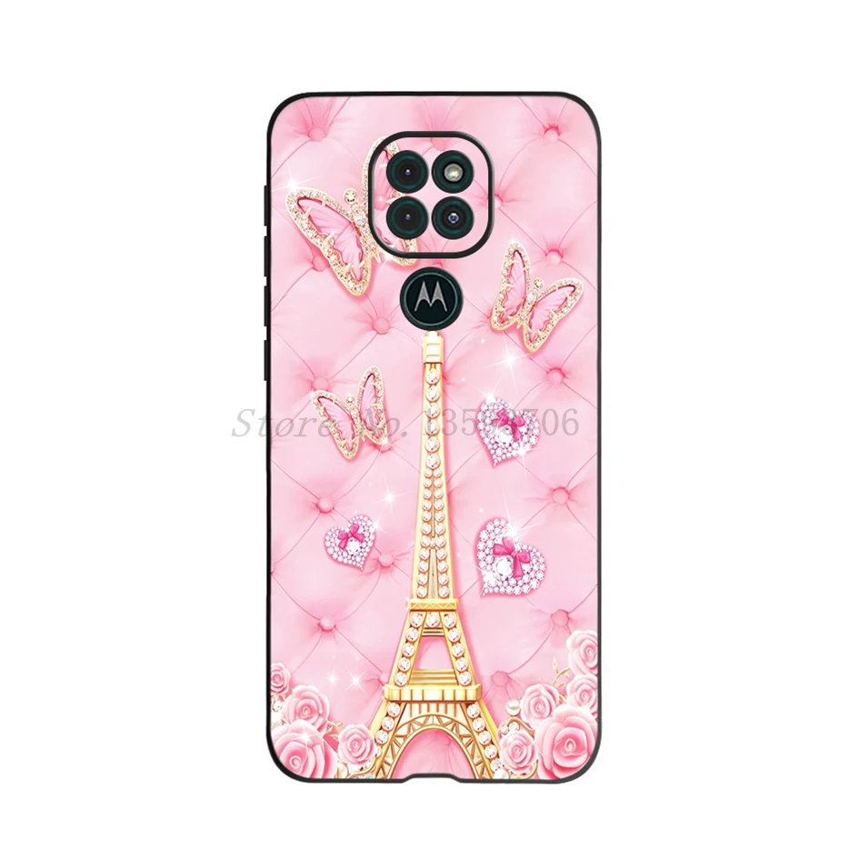 Floral Printed Soft Silicone Phone Cover