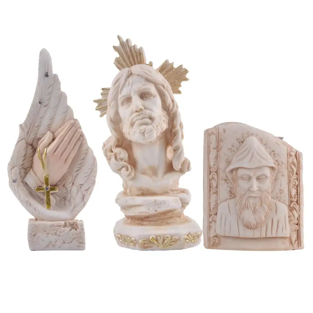 

Handicraft Christ Jesus Sculpture Jesus Hand Innovative Resin Crafts Home Interior Decoration Religious Gift Home Decor