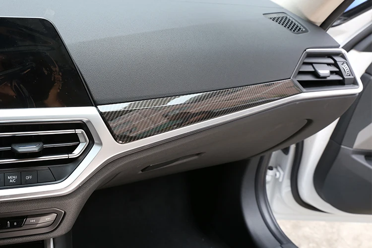 Для BMW G20 3 серии ABS углеродное волокно украшения для приборной панели автомобиля панель отделка Аксессуары