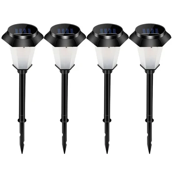 

4pcs Yard Landscape Camping Pathway Outdoor Garden Walkway 12 LED Hanging Waterproof Solar Light Driveway Lawn Festival