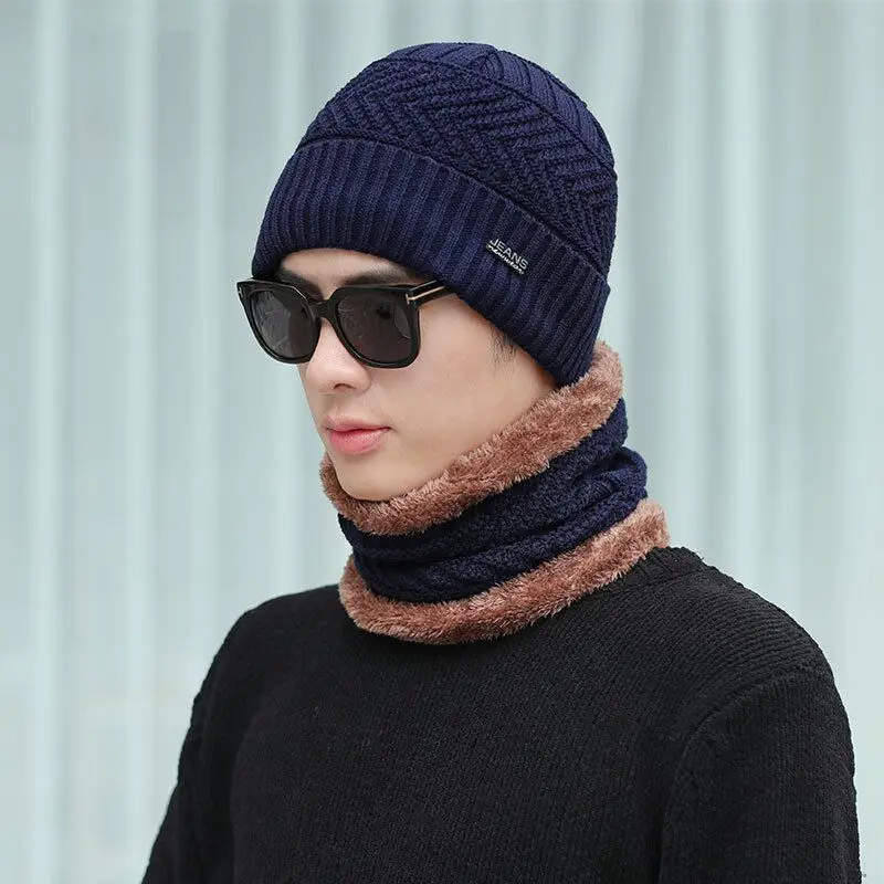 Sombrero de Winter para hombre gorro punto los gorros |