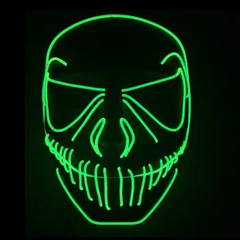 

Halloween Mask LED Light Up Party Masks The Purge Election Year Great Funny Masks Festival Cosplay Costume Supplies cheap YH