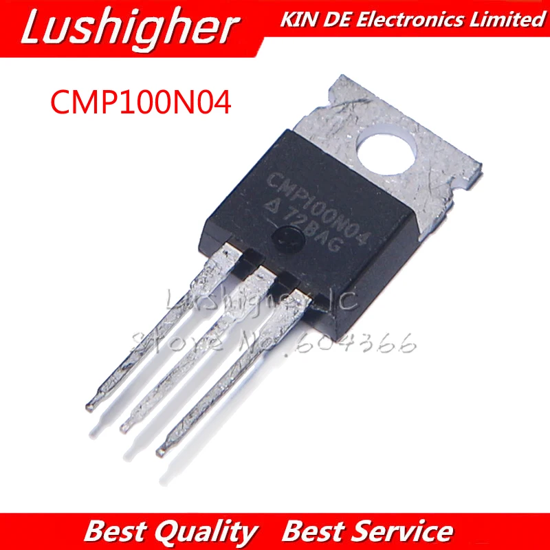 10 шт. CMP100N04 TO-220 100N04 TO220 100 в 40 А оригинальный новый | Электронные компоненты и