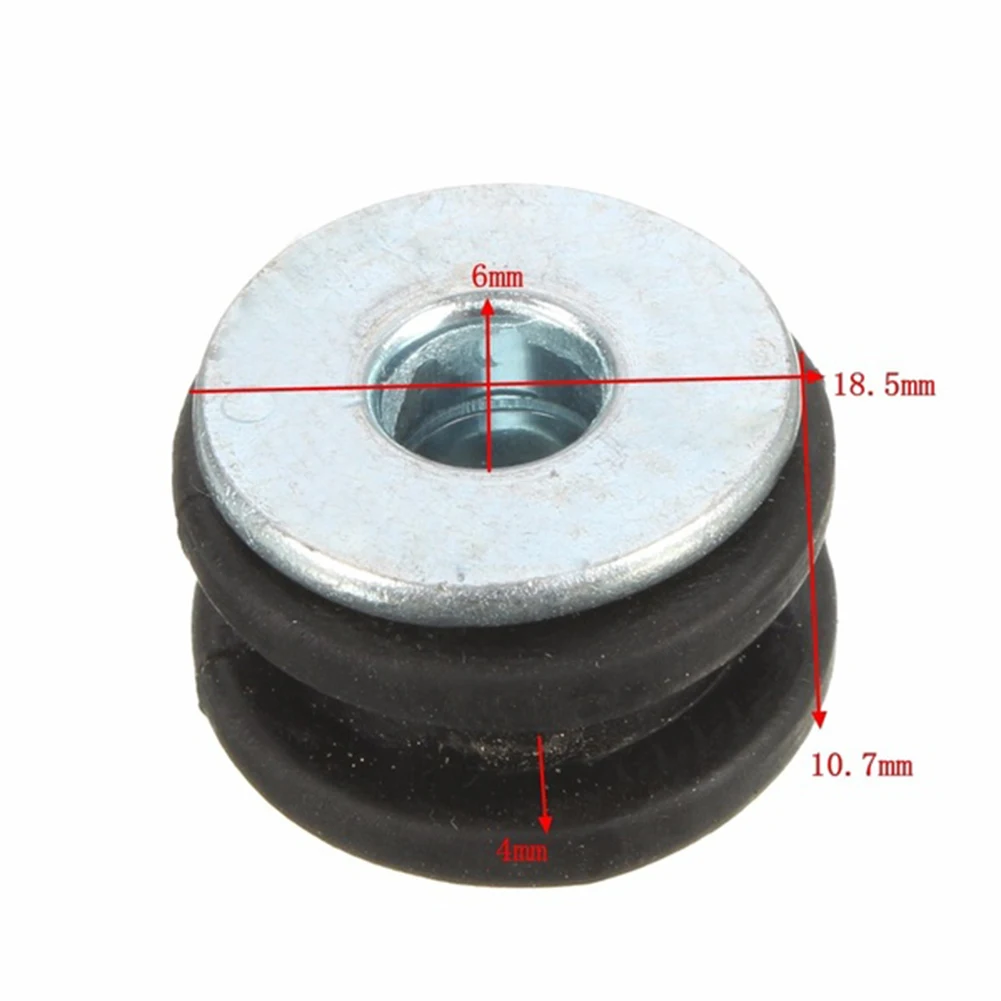 10Pcs Motorcycle Fairing Rubber Grommets Bolt Pressure Relief Cushion Shockproof MOTORS Parts