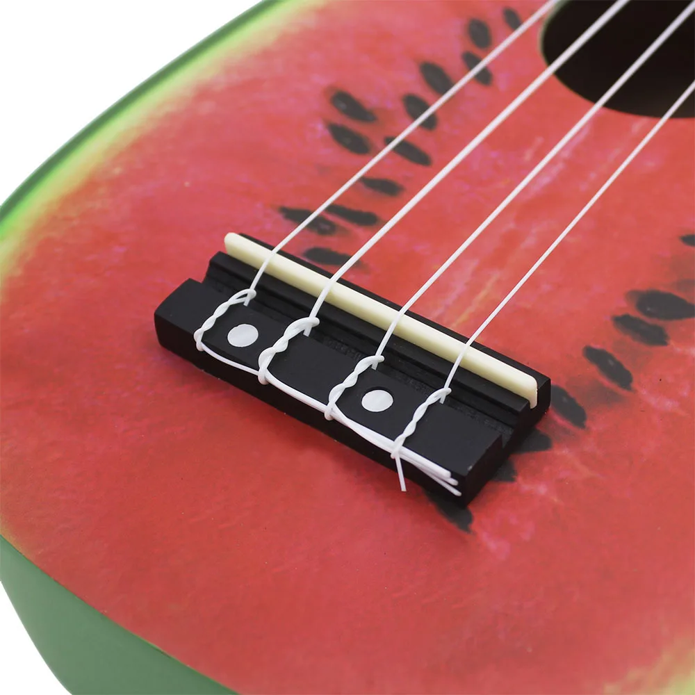 IRIN 21-Zoll-Ukulele-Fruchtserie-Hawaii-Gitarre mit Wassermelonenmuster für Kinder, Anfänger, die Gitarreninstrumente spielen lernen – Detail 10