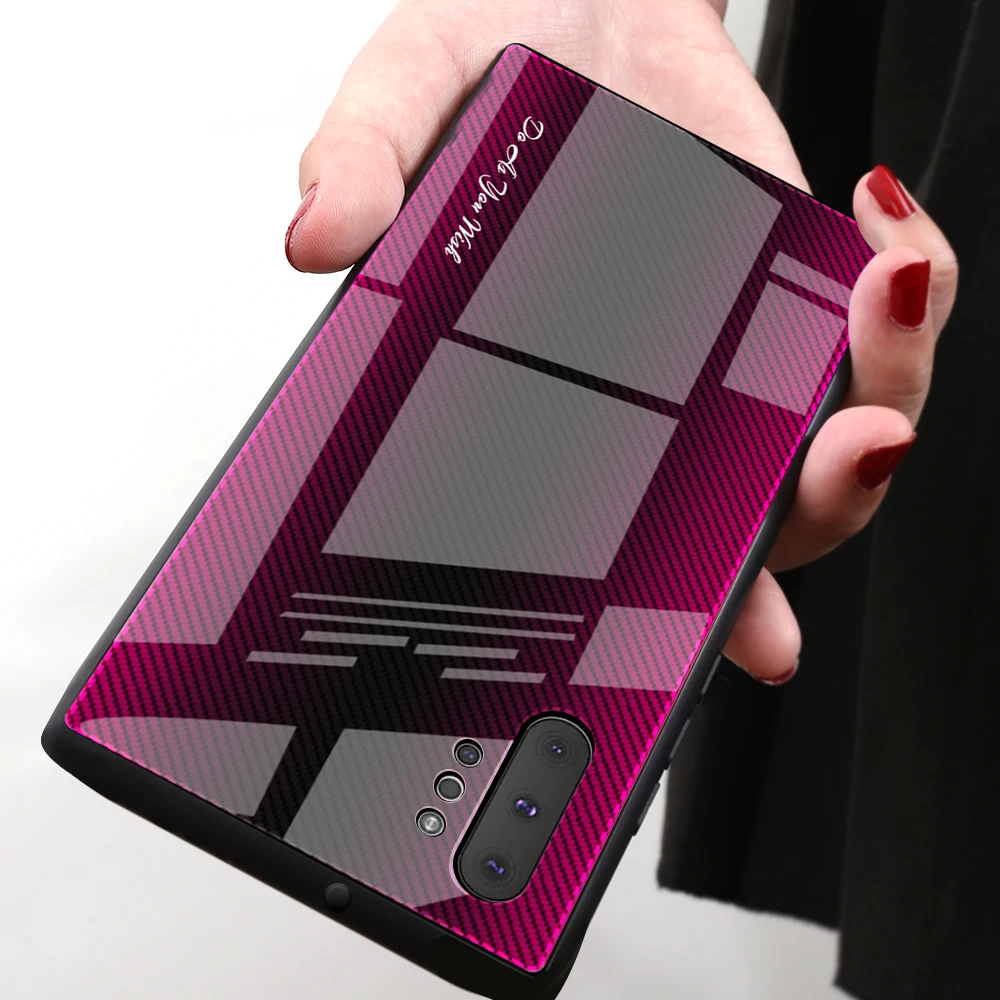 Чехол для Samsung Galaxy S10 E S8 S9 Plus 5G Note 10 8 9 A80 A70 A10 A20 A30 A50 из закаленного стекла с