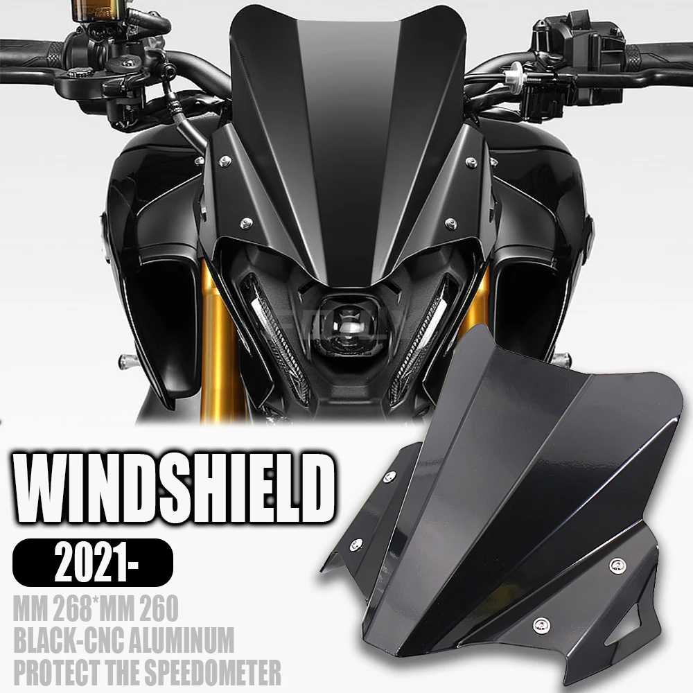 

Brand New Motorcycle Accessories Sports Travel Windshield Fairing Wind Deflector For Yamaha MT09 MT 09 MT-09 mt09 2021-
