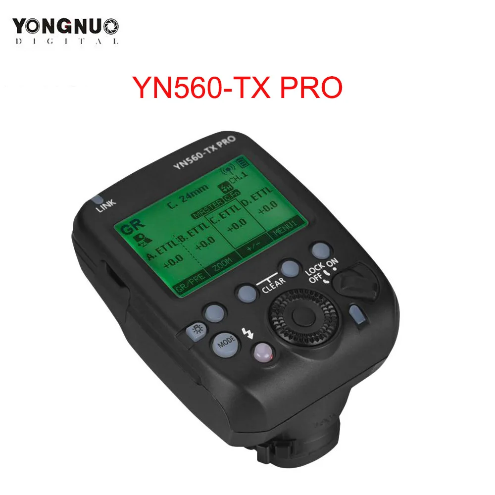 YONGNUO disparador de Flash YN560 TX PRO 2,4G, transmisor inalámbrico