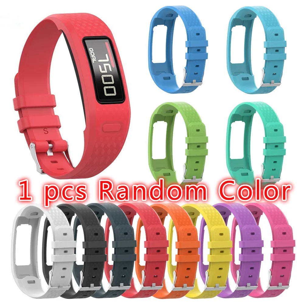 1 random color L Размер Силиконовый наручный ремешок на замену часы ремешок для Garmin Vivofit 1/Vivofit 2 для Garmin vivofit1 Vivofit2 браслет ремень - Цвет: 1 random color