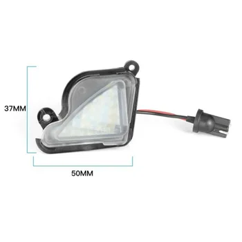 

Replacement Side Mirror Puddle Light 2pcs LED Lamp 12V 6000K High quality