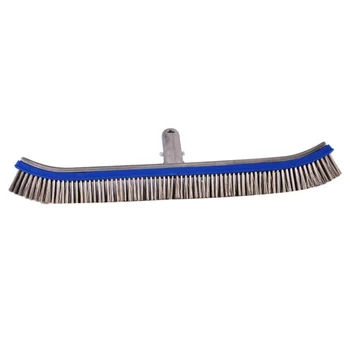 

Cleaner Cleaning Tool Stainless Steel Aluminum Swimming Pool Brush Wire Bristle Pool Brush NEW