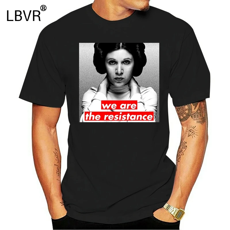 2018 New Summer Style Fashion T Shirt Women March Princess Leia We Are The Resistance No Resist Men Tee | Мужская одежда