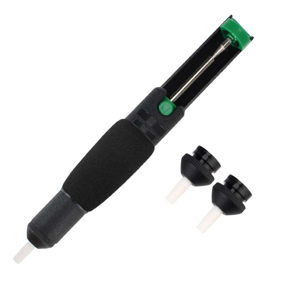 

Soldering Sucker Anti-skid Handle Vacuum Soldering Iron Desolder Gun Suction Tin Hand Welding Tools Powerful Desoldering Pump