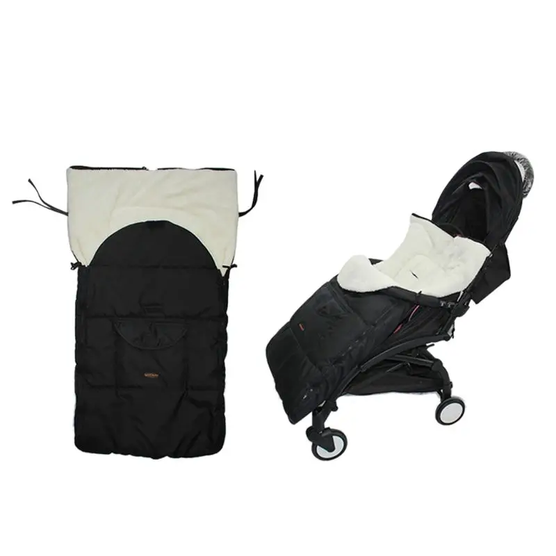 Спальный мешок для малышей; детская зимняя коляска; толстый теплый конверт; спальные мешки; муфта для ног; X5XE