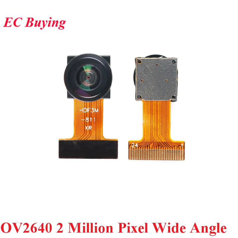 Mini OV7670 OV2640 OV5640-AF Camera Module CMOS Image Sensor Module 2 Million 500W Pixel Wide Angle Camera Monitor Identificatio