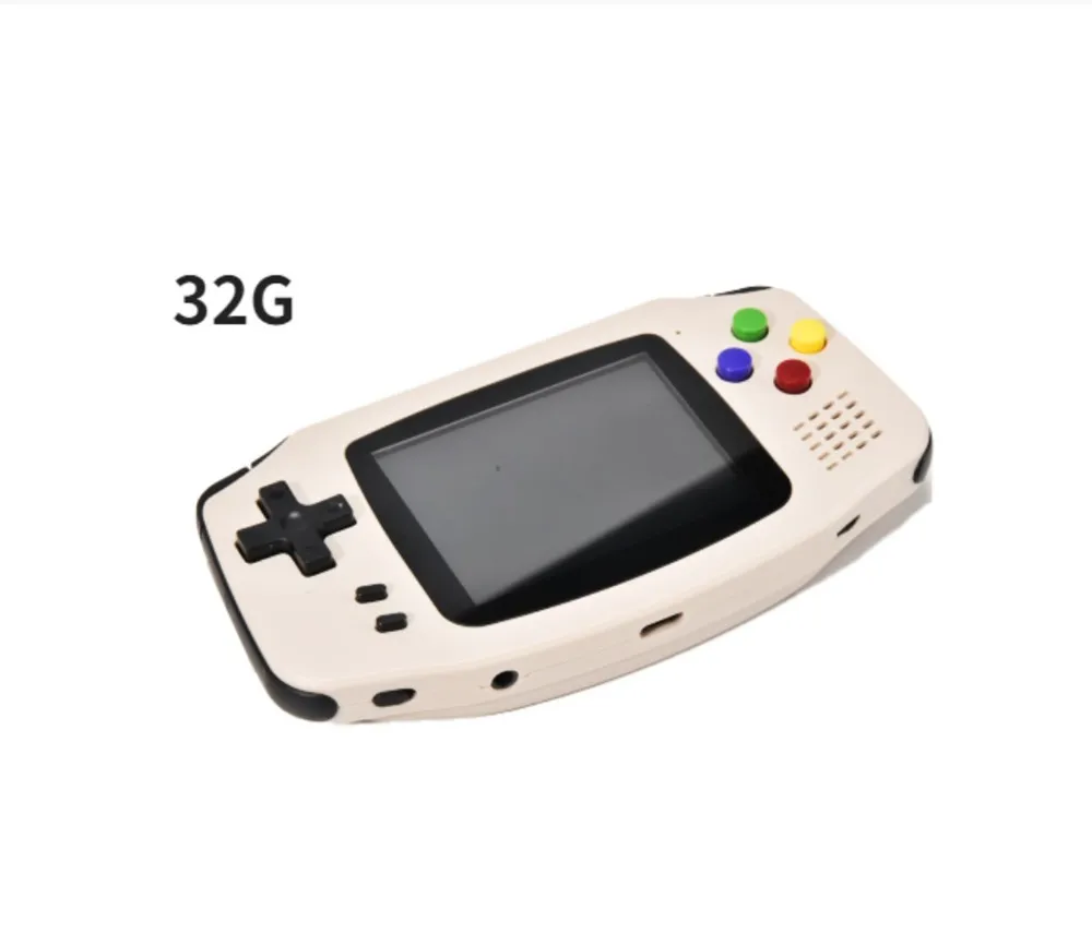 POWKIDDY A30 2.8 inch Mini Pocket Handheld Game Player Open Source 64GB 10000 Retro Video Games Console For PS1 Support Add ROM 