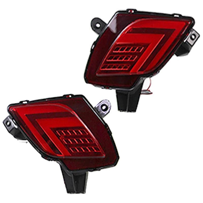

2Pcs For Mazda Cx-5 Cx5 2013-2016 Multi-Function Car Led Tail Light Rear Bumper Light Rear Fog Lamp Brake Light Reflector(2 Func