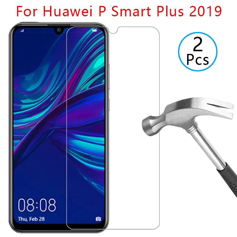Защитное стекло для huawei p smart plus 2019 протектор экрана закаленное на psmart smar smat samrt
