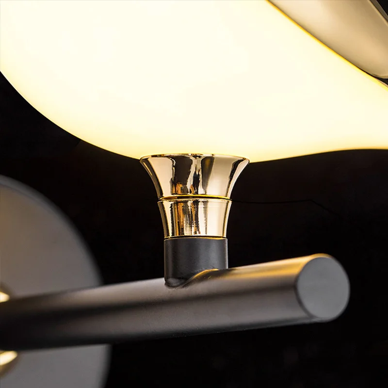 Nordic Magpie LED Wall Lamp Indoor Lighting For Home Living Room Bedside Kitchen Mirror Touch Switch Sconce