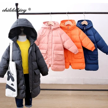 

Winter Boys and Girls Down Coat Warm Outerwear Baby Girls Clothes Snow Wear 2020 New Children's down jacket Boys Clothes 4-10 ye