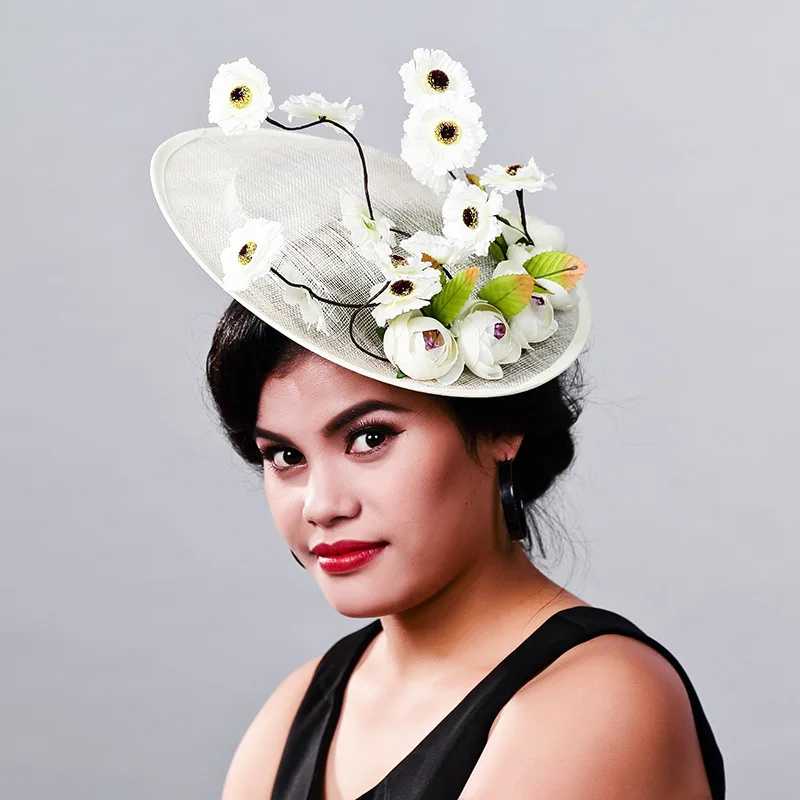 Mingli Tengda, свадебная тиара из конопли, аксессуары для волос, вечерние шляпы с цветами, элегантная женская шляпа, птичья клетка, свадебная повязка на голову для невесты, для свадьбы