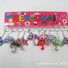 Акриловый гальванический зонтик брелок Зонт с героями мультфильмов цена оптом рукоделие; акрил гальванический зонтик завод