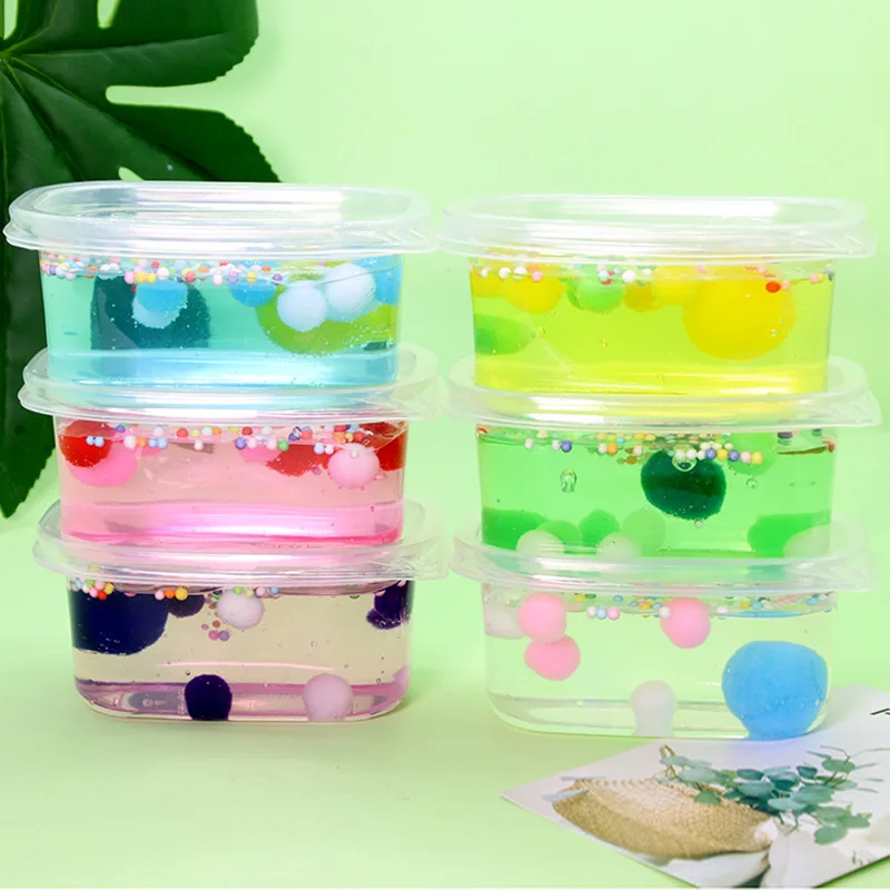 Supplies Kit Fluffy Limes Fruit Polymer Light Accessories Clay Putty Slime Toys