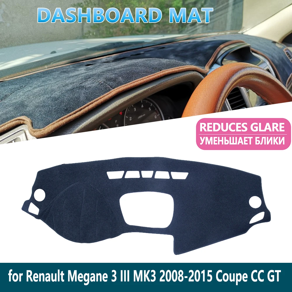 Коврик для приборной панели Renault Megane 3 III MK3 2008-2015 Coupe CC GT автомобильные аксессуары |