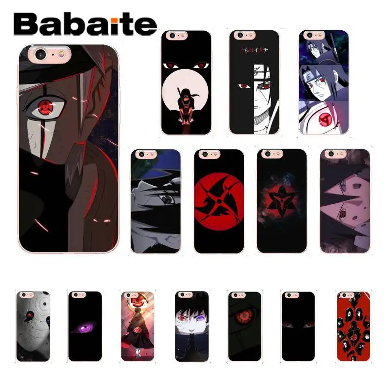 

Babaite Sharingan Naruto Colorful Cute Phone Accessories Case For iPhone 8 7 6 6S Plus X XS MAX 5 5S SE XR 11 11pro 11promax