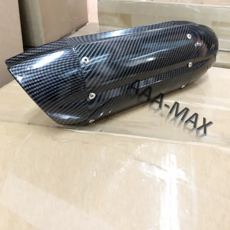 Для Akrapovic выхлопной мотоцикл MIVV копия углеродного глушителя Escape Moto труба для suzuki ltz 400 gs 500 piaggio zip ATV GY6 скутер