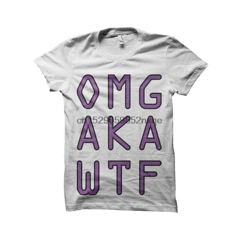 Мужская футболка omg wtf aka футболки женские мужские | одежда
