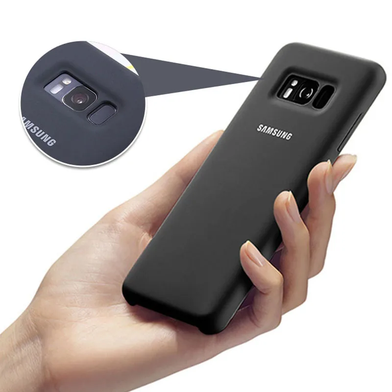 Оригинальный samsung S8 плюс Силиконовый чехол для Galaxy G950 G955 Водонепроницаемый