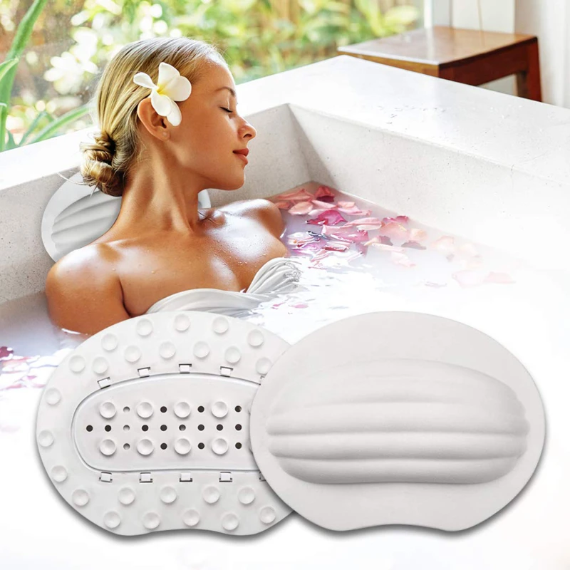 Bathroom Supplies Headrest Bathtub Pillow Bath Cushion Home Spa Product 