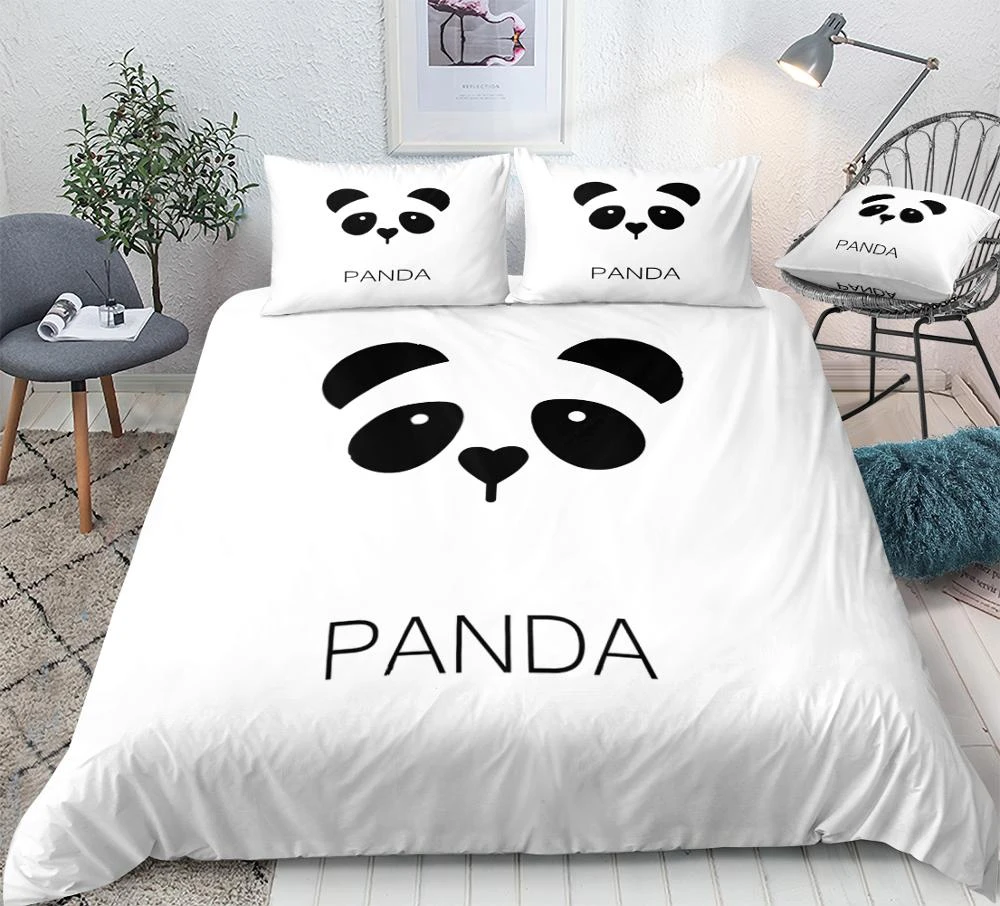 sevimli panda yatak cocuklar erkek kiz karikatur hayvan yorgan yatak ortusu seti basit panda isareti yatak takimi beyaz yorgan kapak kralice dropship bedding sets aliexpress sevimli panda yatak cocuklar erkek kiz karikatur hayvan yorgan yatak ortusu seti basit panda isareti yatak takimi beyaz yorgan kapak kralice dropship bedding sets aliexpress