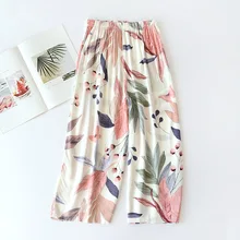 2021Ladies Summer Shorts Cropped Pants Thin Section Soft Artificial Cotton Loose Casual Home Pants Can Be Worn Outside