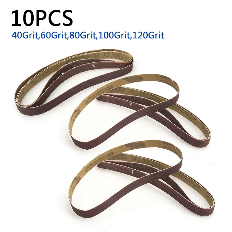 520x20mm Sanding Belts Pneumatic Abrasive 40/60/80/100/120 Grit Supplies