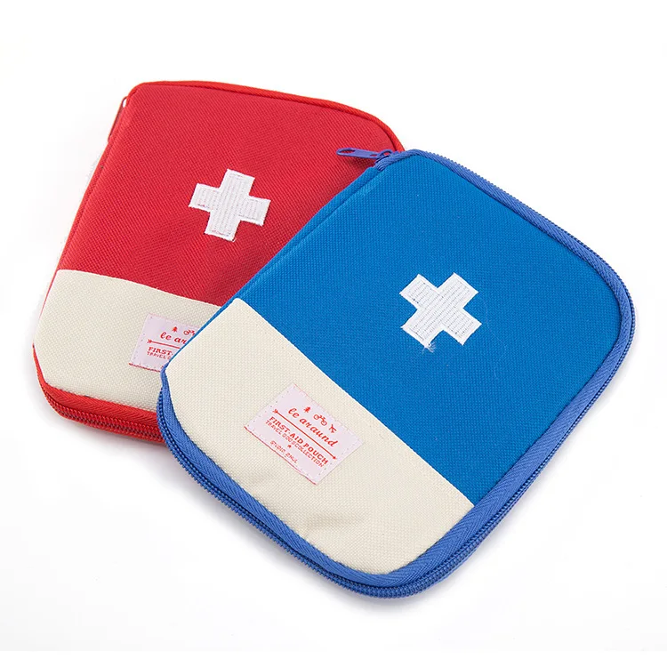 Beibaobao Портативная сумка для хранения аптечка первой помощи сумка для лекарств уличная таблетка Несессер для выживания наборы пакет аксессуары для путешествий - Цвет: random