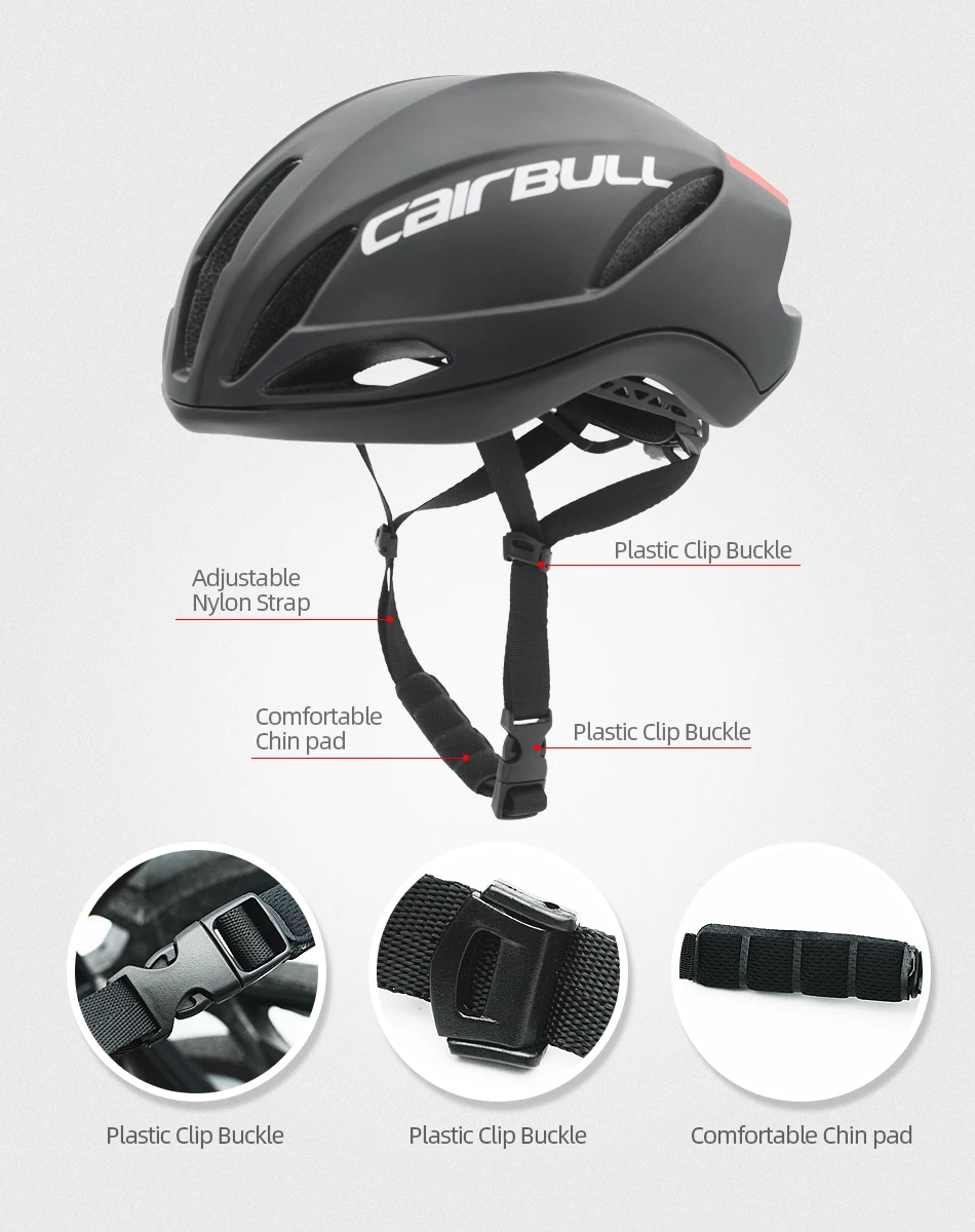 CAIRBULL casco bicicleta ultraligero,casco de ciclismo,en molde, para  bicicleta de montaña y carretera casco bicicleta hombre Fivean Cascos de  ciclismo