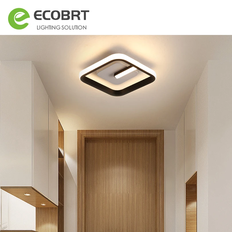ECOBRT LED Round Square Ceiling Light Modern Lamp 14/16W Living Room Lighting Fixture Bedroom Kitchen Balcony Surface Mount | Лампы и