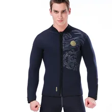 5mm split men's diving suit warm diving jacket jacket fleece lining thickened diving surfing diving fishing hunting suit men