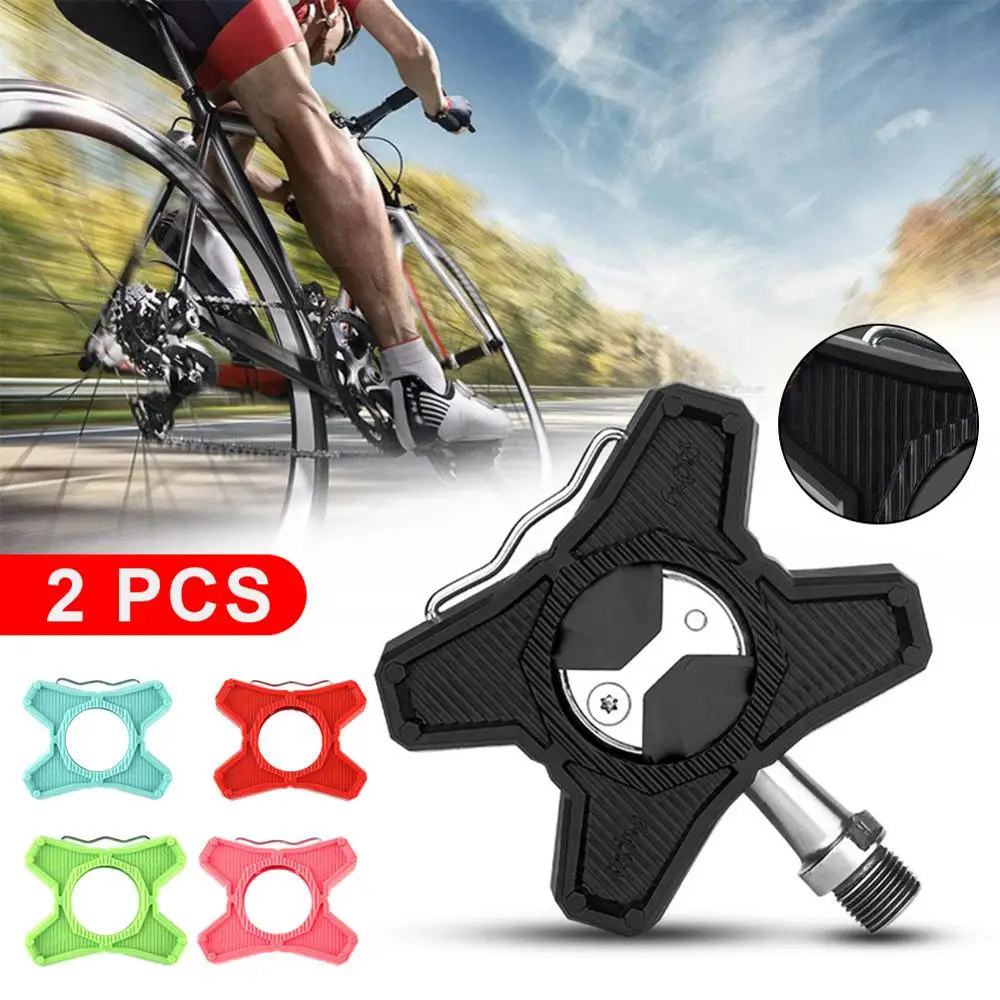 

Bike Pedals Flat Bicycle Pedals High-Strength Non-Slip Alloy Clipless Pedal to Platform Adapters for MTB Road Bikes Accessories