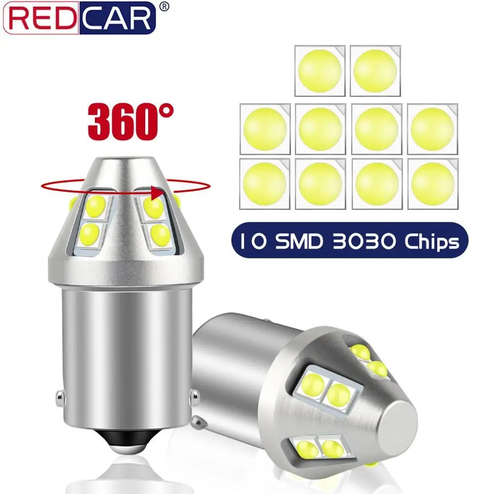 Светодиодная лампа P21W для автомобиля 2 шт. 1156 BA15S 1157 BAY15D BAU15S PY21W стоп-сигнал заднего