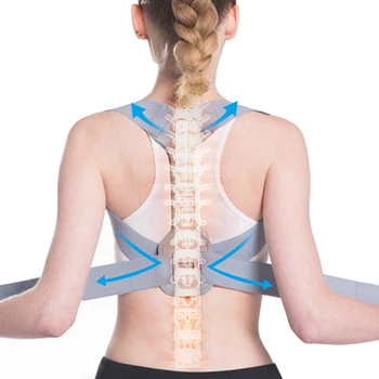 

Posture Corrector for Men and Women Back Posture Brace Clavicle Support Stop Slouching and Hunching Adjustable Back Trainer