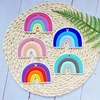 5/10pcsBPA Free Silicone Teethers Rainbow Cartoon Shape Tiny Rod Food Grade Silicone Baby Teethers Teething Toy 2
